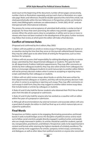 APSA Style Guide | PDF