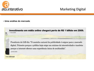- Uma análise do mercado Marketing Digital 