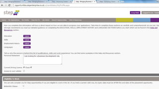 Screen shot of application

 