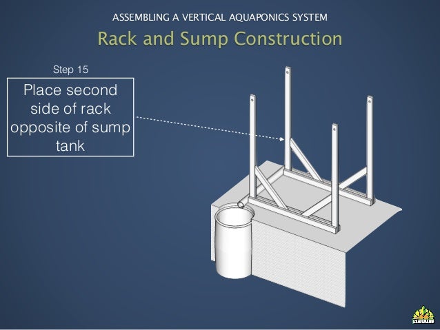 Assembling a Vertical Aquaponics System