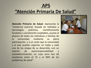 Atención Primaria de Salud Seminario UNEFM | PPTX