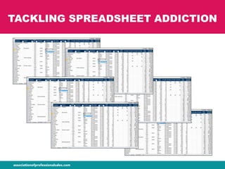 TACKLING SPREADSHEET ADDICTION
 
