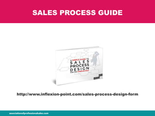 SALES PROCESS GUIDE
http://www.inflexion-point.com/sales-process-design-form
 