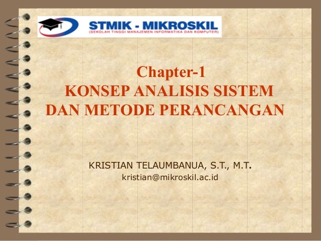 konsep dasar analisis perancangan sistem konsep dasar analisis perancangan sistem