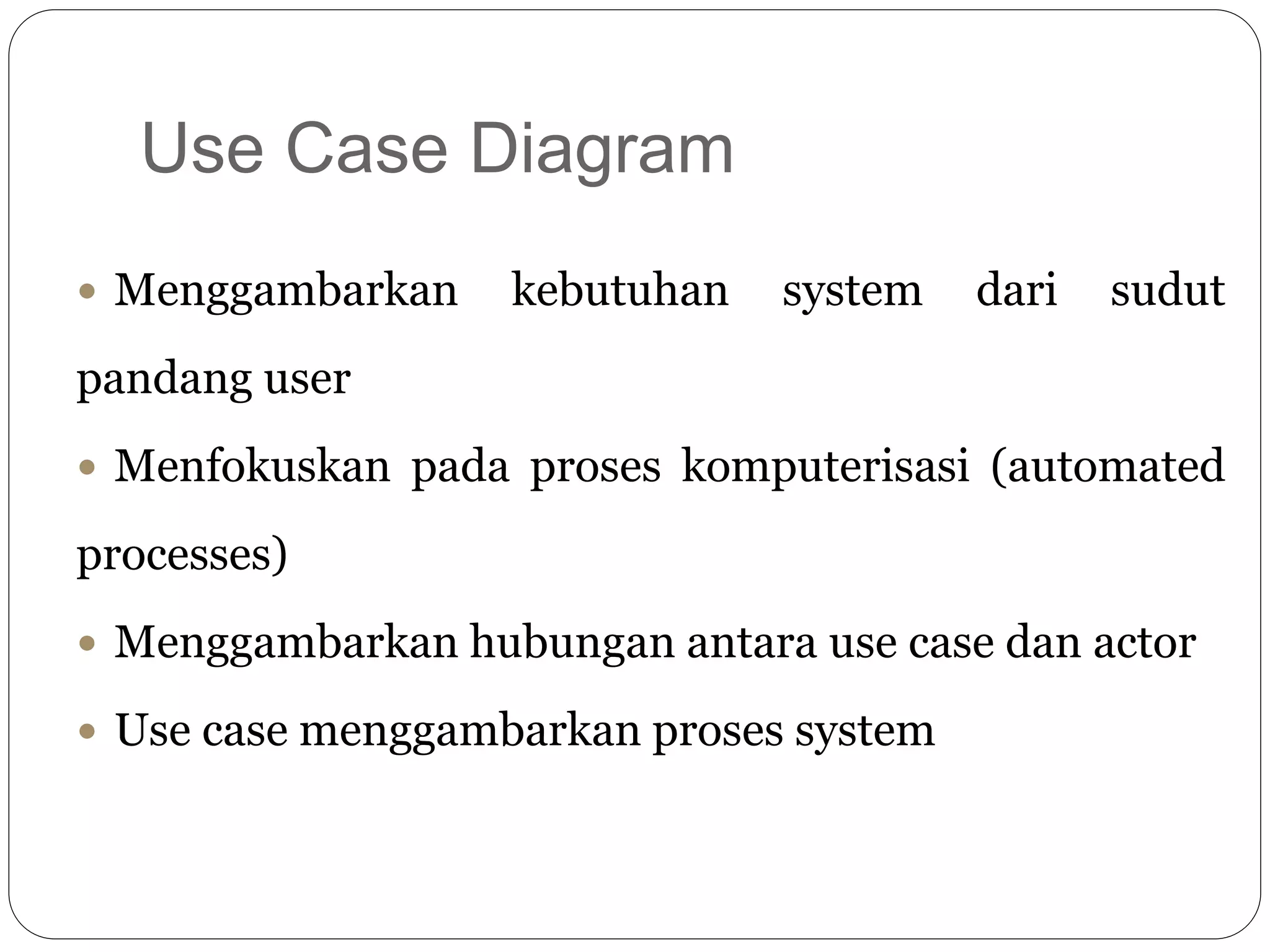 Apsi pertemuan 14 usecase diagram | PPT