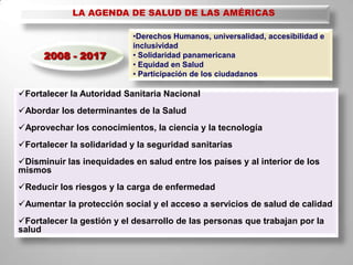 La acción sobre los determinantes sociales de la salud y la necesidad de la acción intersectorial (Comisión de Determinantes Sociales de la Salud)Una lectura de la realidad sanitaria que busca desvelar las desigualdades y poner en evidencialas inequidades en salud