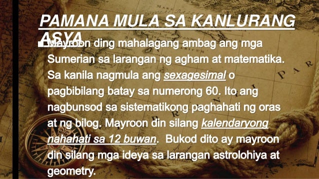 Mga Kontribusyon at Paniniwala ng mga Sinaunang Asyano