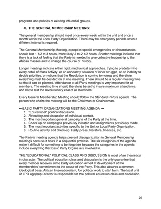 APSP_Our Standards of Party Life | PDF