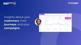 Insights about your
customers, their
journeys, and your
campaigns
 