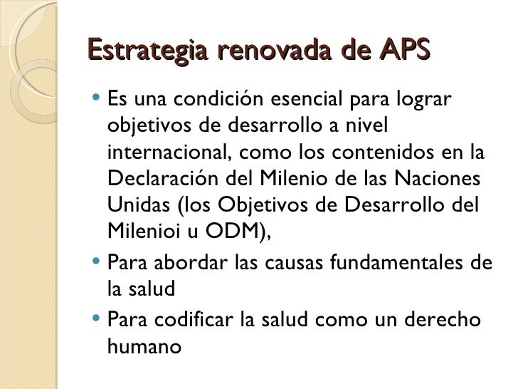 Resultado de imagen para aps COMO ESTRATEGIA