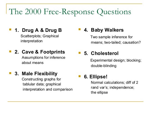 Ap Statistics Free Response Experimental Design Ap Statistics Free Response Experimental Design