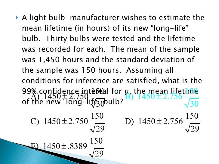Ap stats homework inference review answers