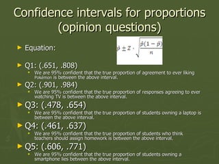 Ap stats survey project | PPT