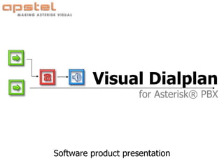 Visual Dialplan
                     for Asterisk® PBX




Software product presentation
 
