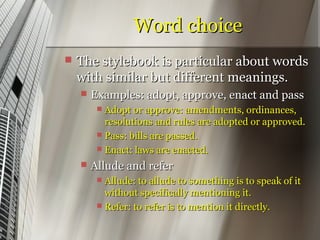 Ap style | POT