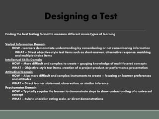Developing Assessment Instruments Chapter 7 | PPTX