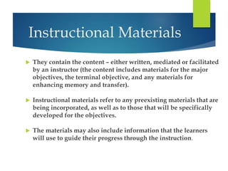 Developing Instructional Materials | PPT