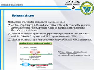 Aptamers and antisense oligonucleotides | PDF