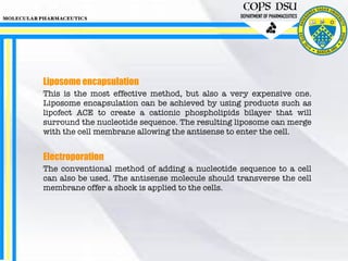 Aptamers and antisense oligonucleotides | PDF