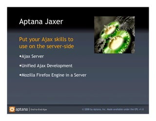 Aptana Jaxer
