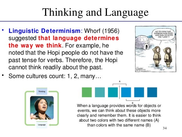 Do Language Help Mould The Way We Think