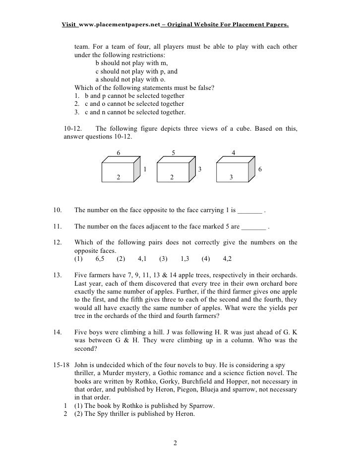 Aptitude test pdf picture