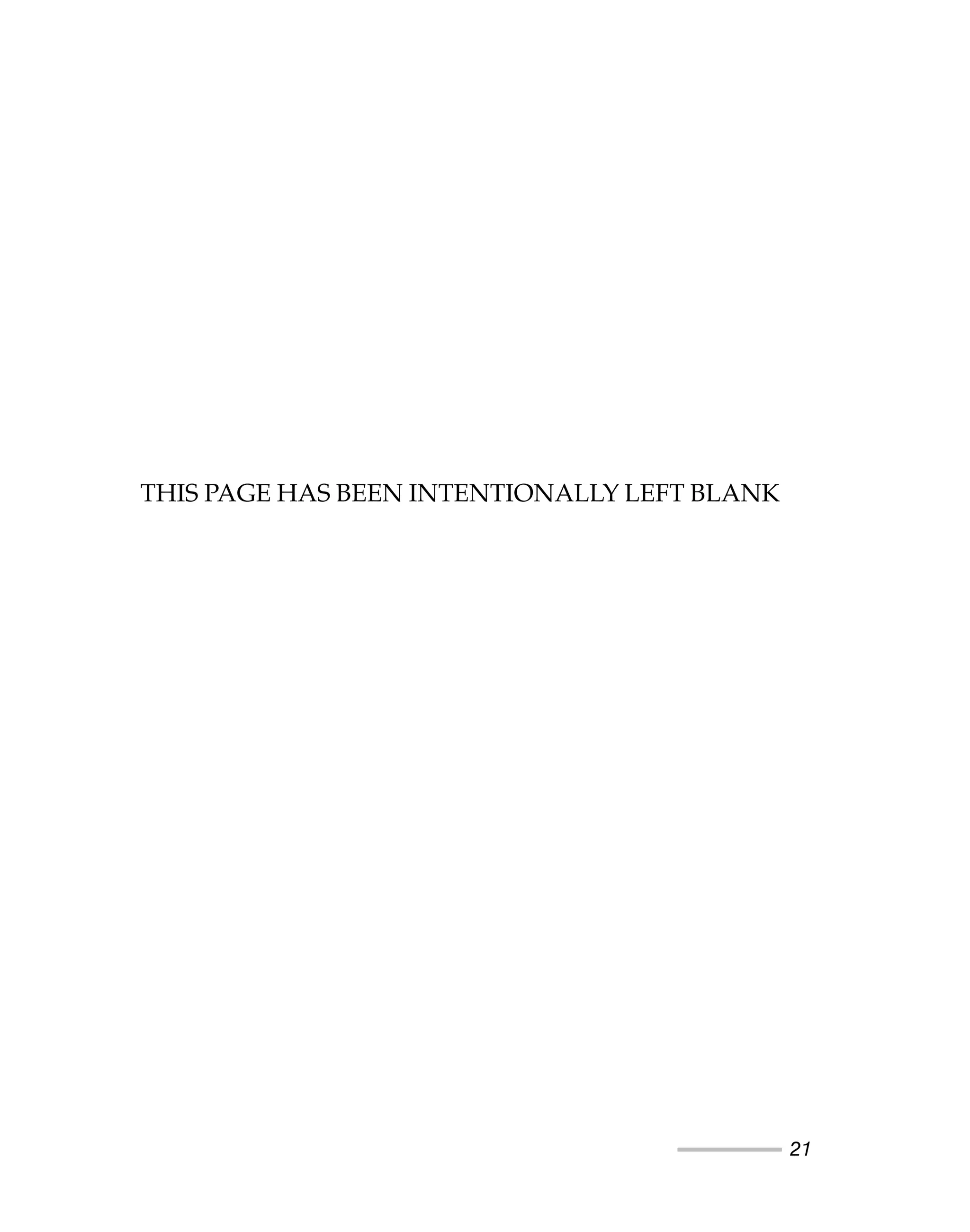 21
THIS PAGE HAS BEEN INTENTIONALLY LEFT BLANK
 