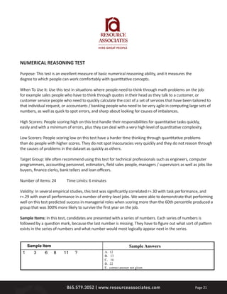 Aptitude tests | PDF