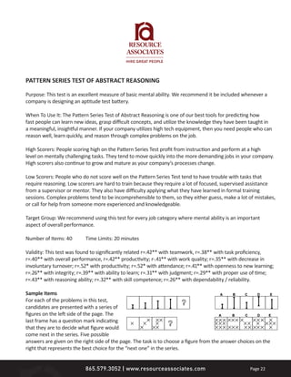 Aptitude tests | PDF