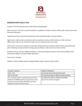 Aptitude tests | PDF