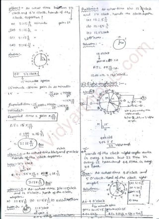 Aptitude 1 Handwritten classes Notes (Study Materials) for IES PSUs ...