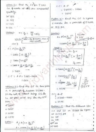 Aptitude 1 Handwritten classes Notes (Study Materials) for IES PSUs ...