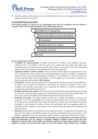 Aptitude, performance evaluation of a teacher and 360 degree | PDF