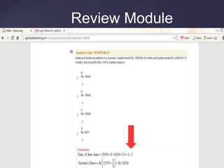 Review Module
 