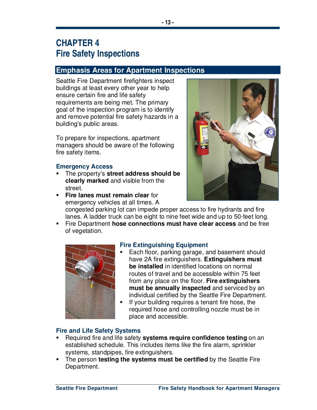 Fire Safety managers handbook