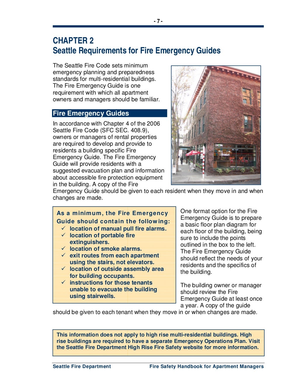 Fire Safety managers handbook
