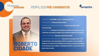 Perspectiva Durango: Eleições Manaus 2024