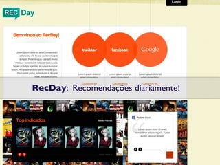 RecDay: Recomendações diariamente!
 