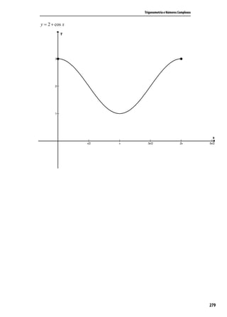 Trigonometria e Números Complexos


y = 2 + cos x




                                                    279
 