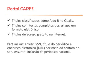 Indexação de Periódicos Científicos