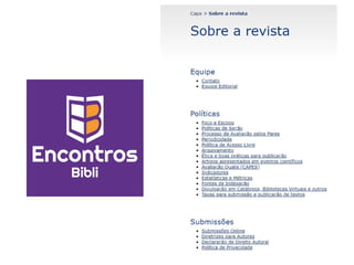 Indexação de Periódicos Científicos