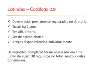 Indexação de Periódicos Científicos