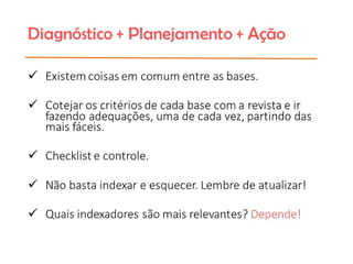 Indexação de Periódicos Científicos