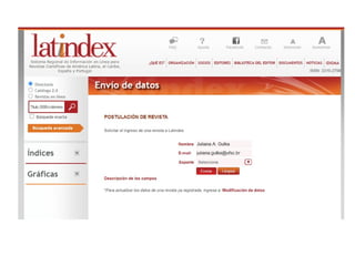 Indexação de Periódicos Científicos