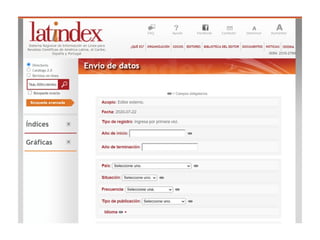 Indexação de Periódicos Científicos