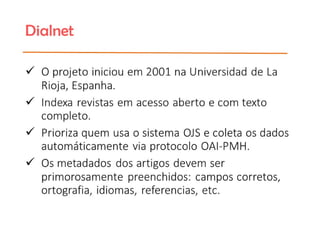 Indexação de Periódicos Científicos