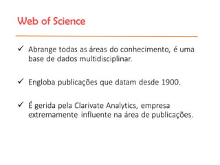 Indexação de Periódicos Científicos