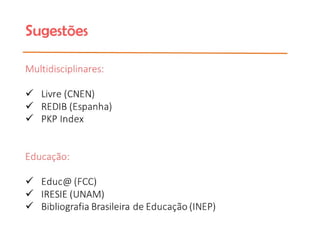 Indexação de Periódicos Científicos