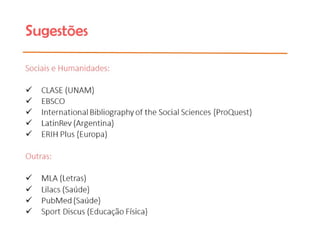Indexação de Periódicos Científicos