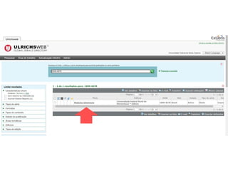 Indexação de Periódicos Científicos